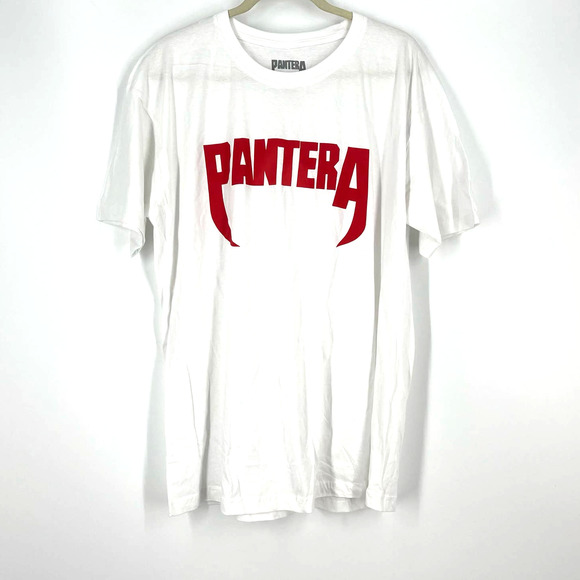 Pantera White Band Tee 100% Cotton T-Shirt Size 2XL NWOT - Picture 2 of 11